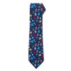 Jacob Alexander Men's Christmas Tree Décors Snowman Gingerbread Gifts Snowflakes Regular Length Neck Tie - 2 of 4