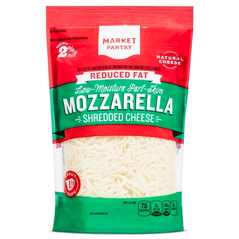 Reduced Fat Shredded Mozzarella Cheese 8oz Market Pantry Target