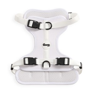 THE LICKER STORE Arlo Adjustable Soft Padded No Pull Pet Harness with 3 Buckles and 3 Leash Clips - 1 of 4