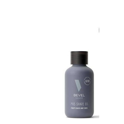 BEVEL Men&#39;s Pre Shave Oil For Beard Care - Castor Oil and Olive Oil - 2 fl oz