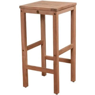 Coventry Patio Teak Wood Bar Stool - International Home Miami