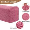 Unique Bargains Non-Slip Stretch Jacquard Couch Armrest Slipcovers 2 Pcs - 3 of 4