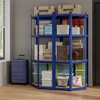 Tangkula 4-Tier Adjustable Garage Storage Utility Rack Corner Shelving Unit for Warehouse - 3 of 4