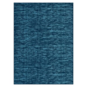 Washable Modern Solid Rug Non Slip Low Pile Rug Soft Contemporary Throw Floor Cover Foldable Indoor Carpet for Living Room Bedroom Playroom Nursery - 1 of 4