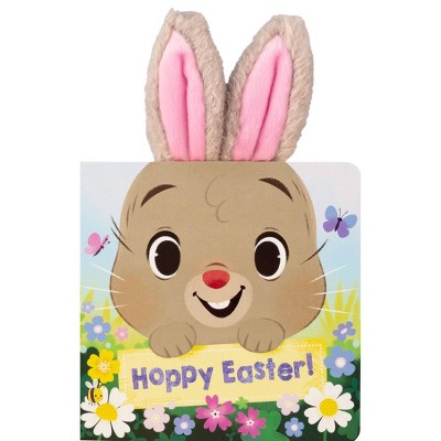 Hoppy Easter! - (Easter Bunny Ear Book) by  Grace Baranowski (Board Book)