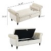 Christopher Knight Home Xanthia Velvet Multifuntional Storage Ottoman Bench with Pillow - 3 of 4