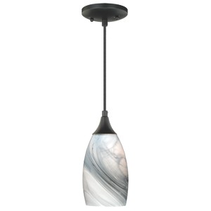 VAXCEL Milano Mini Pendant Ceiling Art Glass Shade - 1 of 4