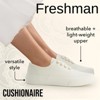 CUSHIONAIRE Women’s Freshman Canvas Lace-Up Sneaker with Memory Foam, Wide Widths Available | Casual Walking Shoes, Lightweight & Comfortable - 2 of 4