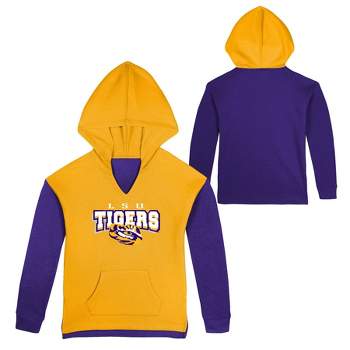 NCAA LSU Tigers Girls' Hooded Sweatshirt