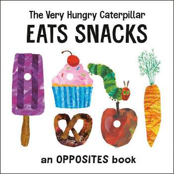 The Very Hungry Caterpillar Eats Snacks - (World of Eric Carle) by  Eric Carle (Board Book)