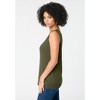 Roaman's Women's Plus Size Fine Gauge Drop Needle Tank Top - 4 of 4