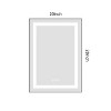 Vynxaria 20" x 28" LED Bathroom Mirror with Front and Backlight - 2 of 4
