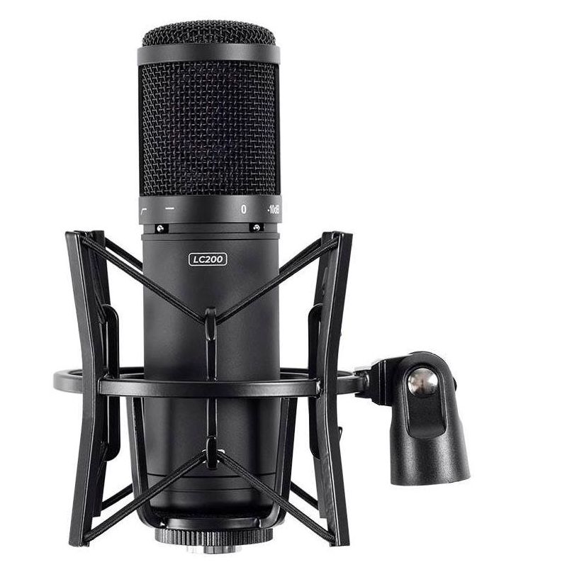 Monoprice LC200 Large Multi-Pattern Studio Condenser Microphone with 34mm Capsule, Shock Mount and Hard Carrying Case - Stage Right Series, 5 of 7