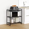 Vtec Trading Black 3-Tier Stackable Wire Shelving Unit - 3 of 3