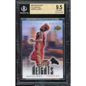 LeBron James Card 2003-04 Upper Deck City Heights #301 BGS 9.5 - 1 of 2