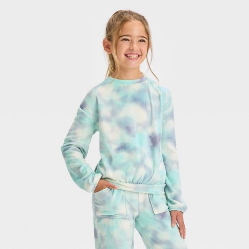 Target blue 2025 tie dye sweatshirt