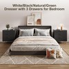 3 Drawer Dresser for Bedroom, Large Nightstand Chest of Drawers, Modern Wood Storage Dresser Organizer - 3 of 4