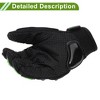 Unique Bargains Motorcycle Gloves Breathable Full Finger Gloves Nylon Outdoor Gloves 1 Pair - 4 of 4