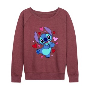 Women's - Lilo and Stitch -  Lightweight French Terry Slouchy - 1 of 4