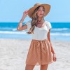 Women's Melon Mood Two-Toned Coral Romper - Cupshe - 4 of 4