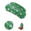 Unique Bargains Christmas Hair Clips Semicircle Snowflakes for Christmas 3.35"x1.77"x1.77" Green White 1 Pc - 3 of 4