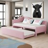 Twin Upholstered L-Shaped Daybed with Pop-Up Trundle - Converts to King Size, No Box Spring Needed & 400lb Capacity - 2 of 4