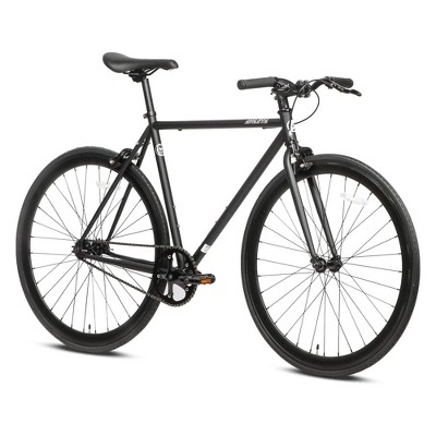 AVASTA BA9002WF-3 700C 47 Inch Single Speed Loop Fixed Gear Urban Commuter  Fixie Bike with High-TEN Steel Frame for Adults 4'10