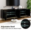 Dyonery 70" Fluted tv Stand with Adjustable Shelf for Living Room,Entertainment Center TV Stand for TV Up to 80 Inch,Television Media Console Table - 3 of 4