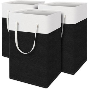 laundry basket 3-Pack, laundry hamper, Hamper with handles, collapsible laundry baskets, Waterproof dirty clothes hamper - 1 of 4