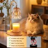 FAAYFIAN Adjustable Candle Warmer Lamp with Timer,Wood Base Metal Shade,Birthday Gifts for Women Mom - 2 of 4