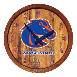 College Team "Faux" Barrel Top Wall Clock - 1 of 4