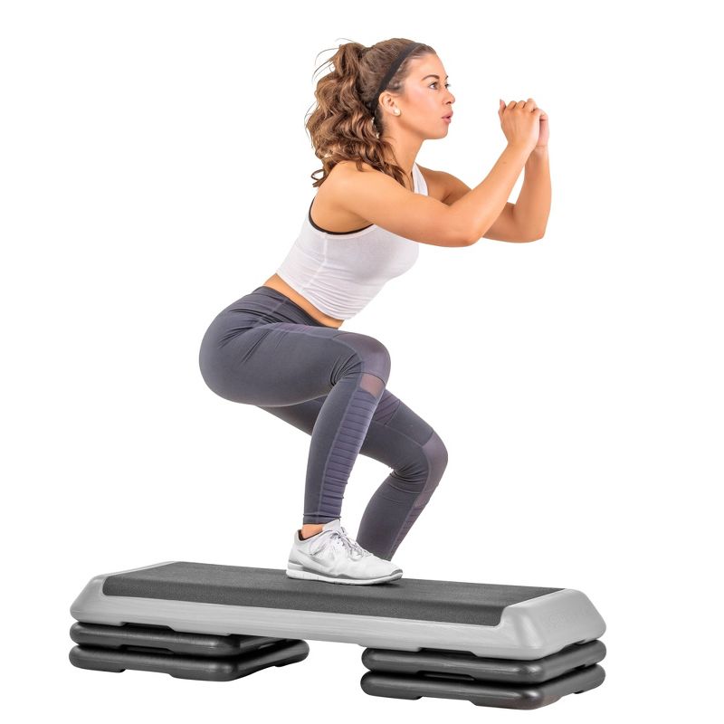 Escalade Sports Health Club Freestyle Aerobic Platform Step Deck - Gray, 6 of 8