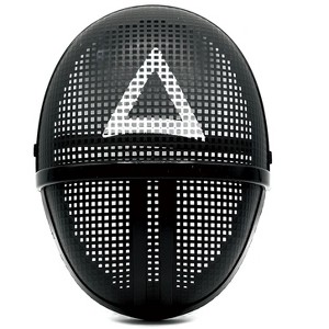 Toynk Squid Game Inspired Triangle Plastic Costume Mask for Adults | Soldier - 1 of 4