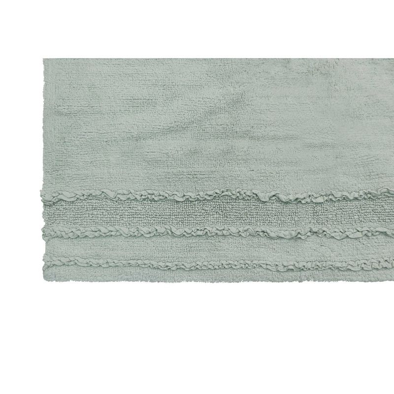 Ruffle Border Collection 100% Cotton Bath Rug - Better Trends, 3 of 8