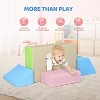 JOYMOR Toddlers 1-3 4-Piece Soft Play Climbing Set with Foldable Tunnel PU Leather ASTM Certified - 2 of 4