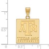 Black Bow Jewelry 14k Yellow Gold Texas A&M Aggies NCAA Large Pendant - 2 of 3