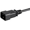 Monoprice 3-Prong Power Cord - 6 Feet - Black | IEC 60320 C20 to IEC 60320 C13, 14AWG, 15A, For Powering Computers, Monitors - 4 of 4