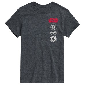 Men's - Star Wars - Darth Vader Icons Short Sleeve Graphic T-Shirt - 1 of 4