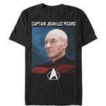 Men's Star Trek: The Next Generation Captain Jean Luc Picard Side Portrait T-Shirt