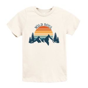 The Juniper Shop Wild Soul Colorful Youth Short Sleeve Tee - XL - Cream - 1 of 4