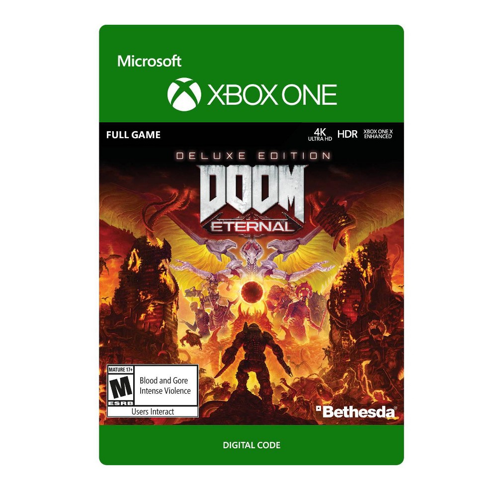 Photos - Game Doom Eternal: Deluxe Edition - Xbox One (Digital)