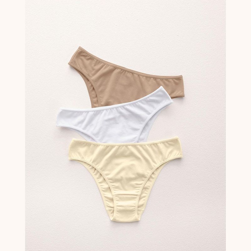 Leonisa  3-Pack Cotton Blend Bikini Panties -, 3 of 7