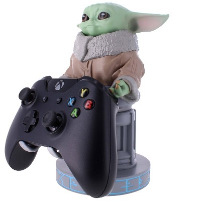 Star Wars Cable Guy Phone and Controller Holder - Mandalorian Grogu on Seeing Stone_2