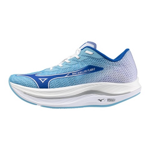 Мужские кроссовки Mizuno Wave Rebellion Flash 2 Running Shoe, 10, River Blu-Mugen Blu