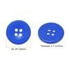 Unique Bargains Resin Craft DIY Round Flat 4-Hole Replacement Sewing Buttons 10 Pcs - 2 of 4