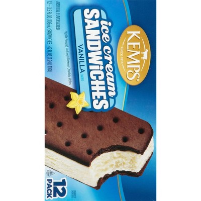 Kemps Vanilla Ice Cream Sandwiches - 12pk