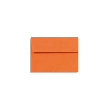 LUX A1 Invitation Envelopes 3 5/8 x 5 1/8 50/Box Mandarin EX4865-11-50