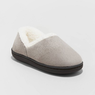 boys grey slippers