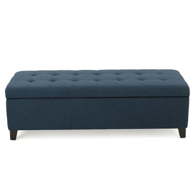NicBex Storage Ottoman Bench for Bedroom,19.25 Inch Wide Modern Storage Bench with Birch Wood Legs,Ottoman for Living Room,Bedroom,Entryway