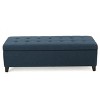 PAGED 50.75 Inch Upholstered Storage Ottoman Modern End of Bed Bench for Living Room, Bedroom, Entryway - 3 of 4